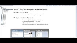 IBM Infosphere MDM workbench Facts Self Paced SPVC Training FACTS