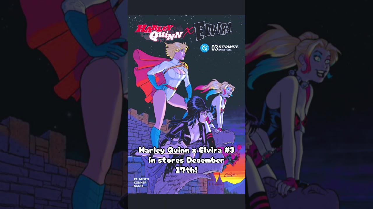 Harley Quinn x Elvira #3 #dynamite #comics #dccomics #elvira #halloween #harleyquinn