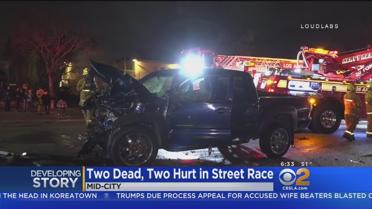 2 Dead, 2 Hurt In Possible Street Racing Crash - YouTube