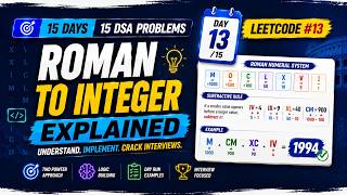 LeetCode #13 Roman to Integer | Easy Interview Solution Explained | Day 13/15