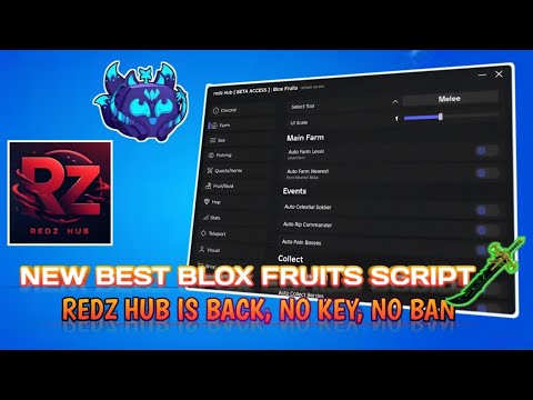 Rexz Hub Script 🔥Redz Hub Script is BACK |Blox Fruits Script Showcase|Auto Farm,Auto ...