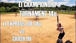 20230730 LI Championship Tournament 14u Play Off  LI Express Joe 14u vs LI Crush 09