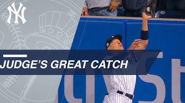Extended Cut of Judge crashing into the wall to make the catch