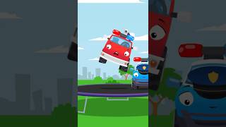 Fire Truck On The Playground #carcartoon #carsforkids #carshorts #cars #animation #firetruck