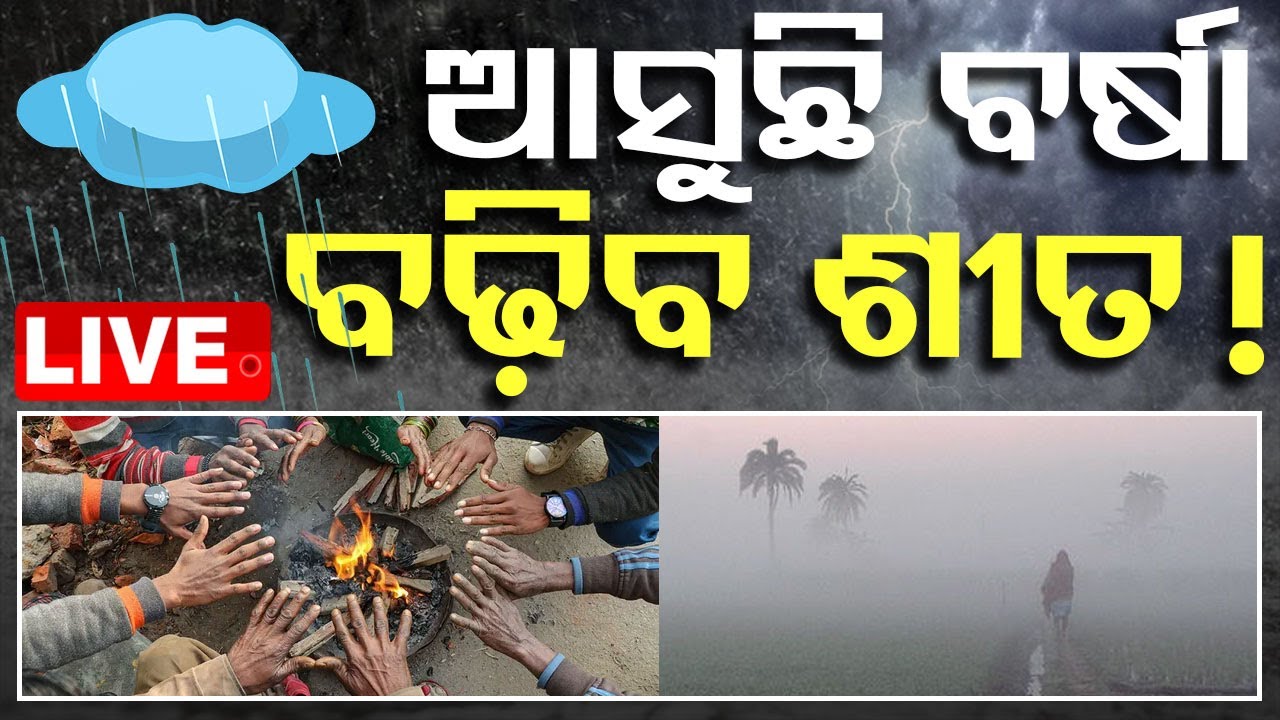 ????Live | ଆସୁଠି ବର୍ଷା, ବଢ଼ିବ ଶୀତ! | Weather Updates | Odisha