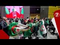 الجماهير الجزائرية محيحة مع الدقة المراكشية بعد التأهل الى ربع نهائي كأس افريقيا 