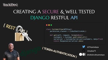 Creating a Secure  Django Restful API 2025 [1/3]