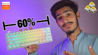 60% Mechanical Keyboard Price In Pakistan | GAMAKAY MK 61 Unboxing & Review