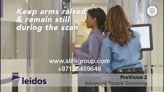 Leidos security system with secure life #pv2 #leidos #bodyscanner #body_scanner #l3 #uae