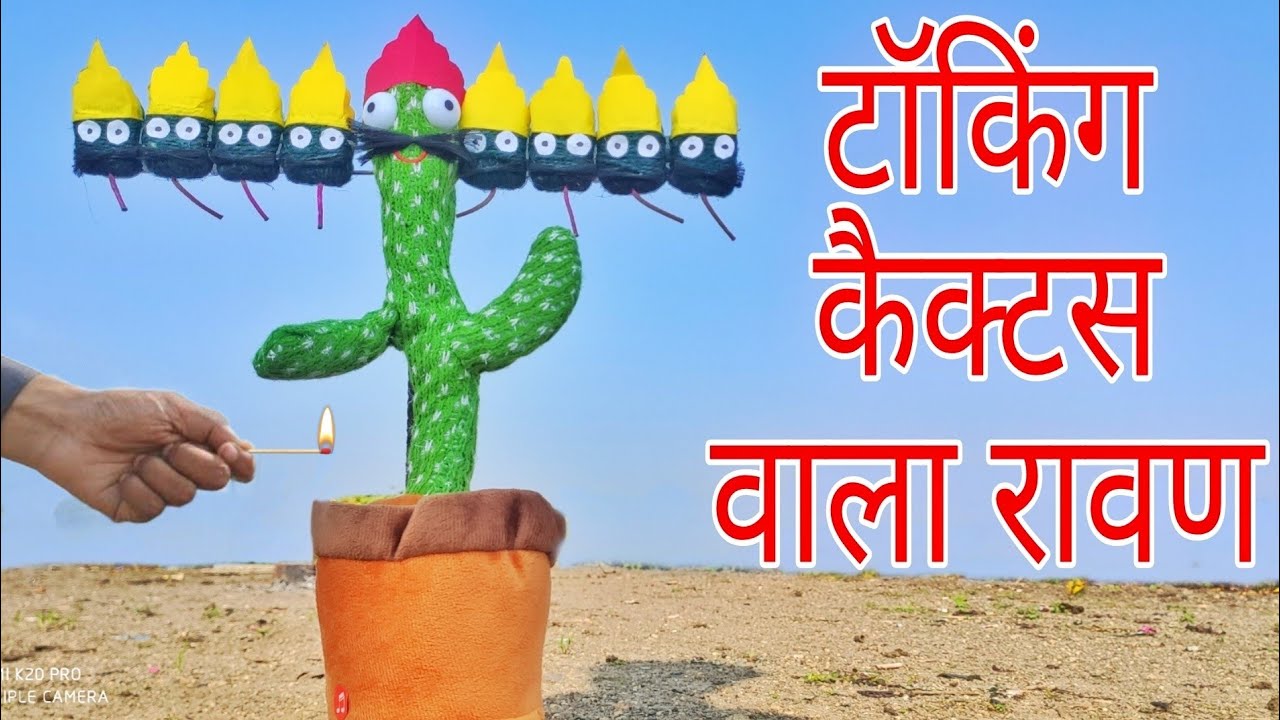 Talking Cactus Ravan Dahan । Ravan Dahan । How to make ravan । Ravan Dahan at Home