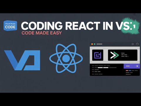 How To Create React App in VS code Easy tutorial| React Tutorial 2025