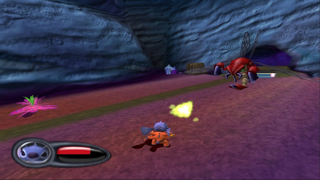 Disney's Stitch   Experiment 626 PS2 intro e jogando até cair no buraco de bug