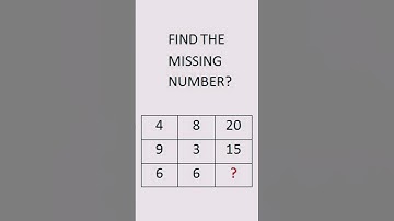 find the missing number💯💯✍️✍️ #maths#mathpuzzle#mathematics#important#ytshorts#