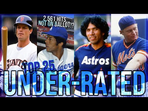 The Top 25 Most UNDER-RATED Players In Modern MLB HISTORY...