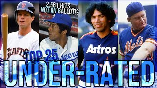 The Top 25 Most UNDERRATED Players In Modern MLB HISTORY...