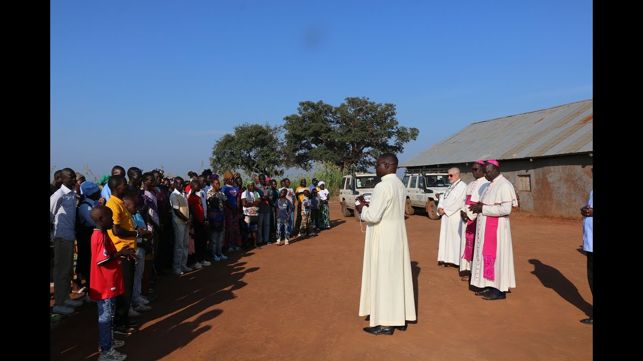 A ABA, Mgr Sosthène concélèbre le Jubilé des  Réfugiés   avec son homologue du Soudan du Sud.