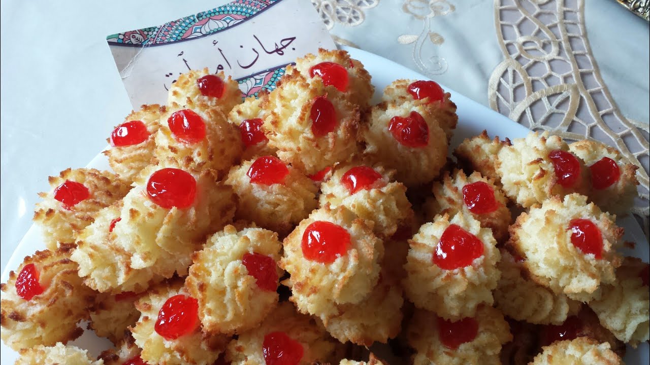 حلوة الكوك(بتي فور الكوك) سهلة ومعللكة كاتجي غزااالة/حلويات العيد2018