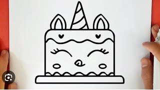 The Perfect Unicorn Cake Drawing: Unleash Your Inner Artist with This Step-by-Step Guide!