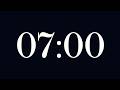 7 Minute Timer ⏳ with no music