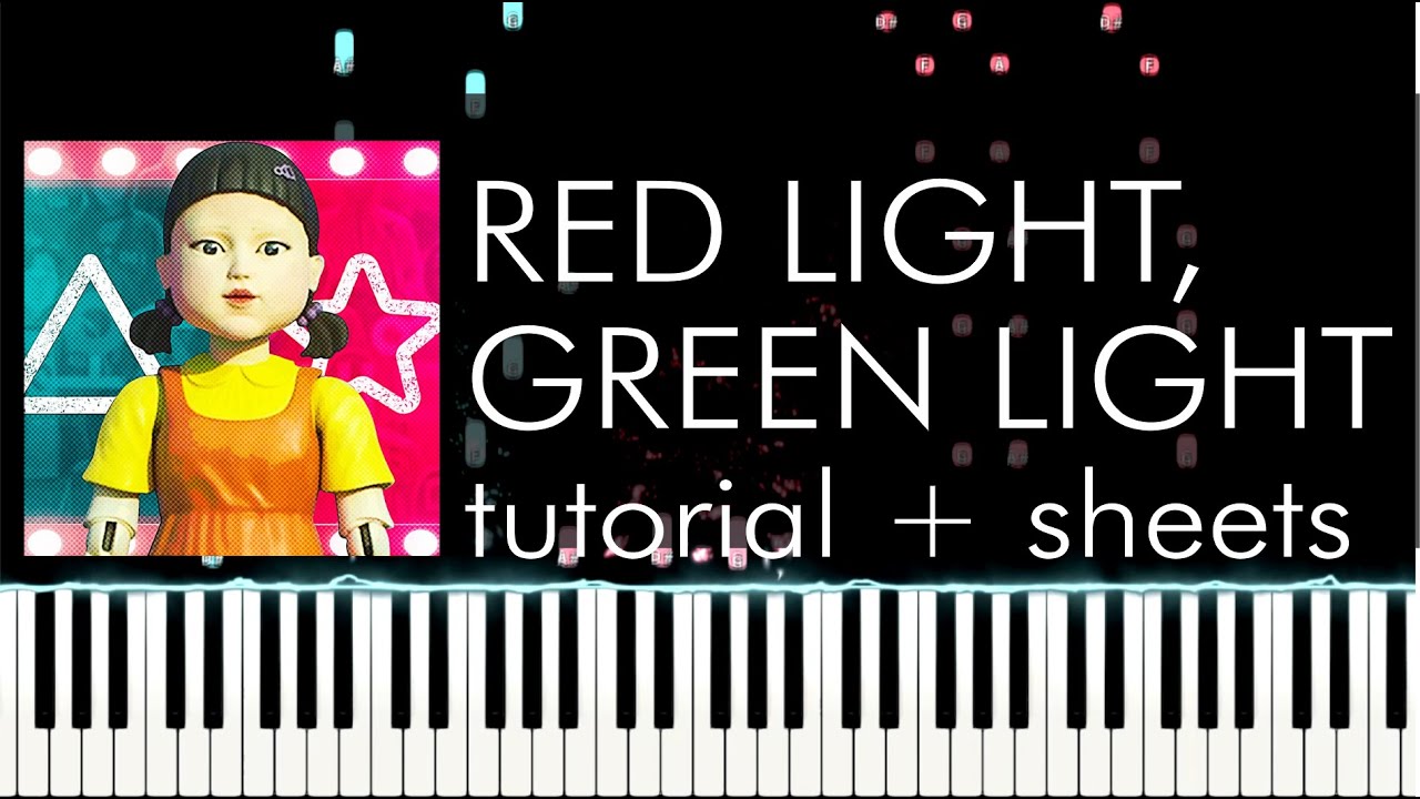 Squid Game - Red Light, Green Light as a Piano Cover - Piano Tutorial