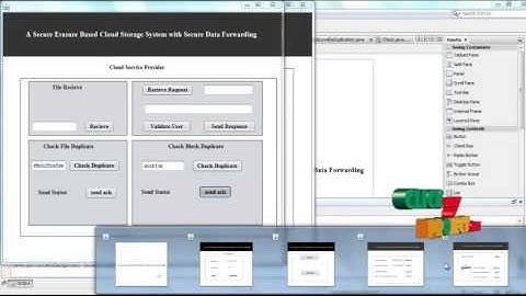 Final Year Projects 2015 |  A Secure Easure Based Cloud Storage System