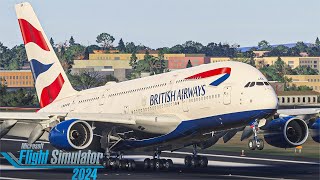 MSFS 2024 |FBW A380 | British Airways | London to Johannesburg | FULLFLIGHT | RTX 4090