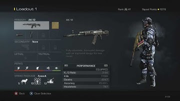 Ghosts: BEST CLASS [AK-12] HIGH KILLSTREAKS