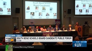 IU South Bend hosts school board candidate forum