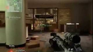 MW2 - Best Throwing Knife Kill!!!!