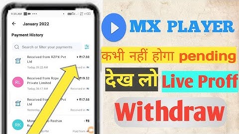 mx player withdraw problem|MX player withdraw pending problem|solved problem MX player