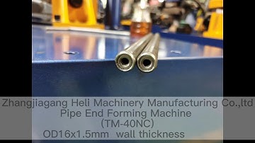 hydraulic automatic pipe end swaging machine/pipe end forming machine /tube end reducing machine