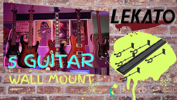 Lekato 5 Guitar Hanger  Guitar Wall Mount System from  
