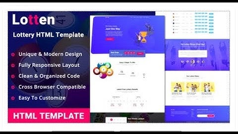 Lotten - Lottery HTML Template | Themeforest Templates