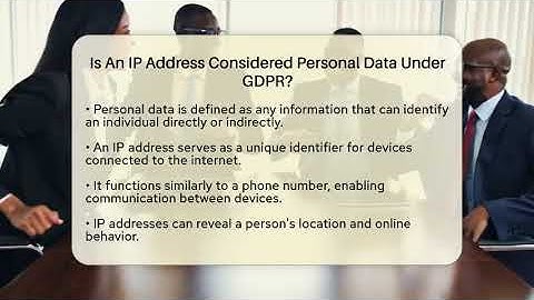 Is An IP Address Considered Personal Data Under GDPR? - Everyday-Networking