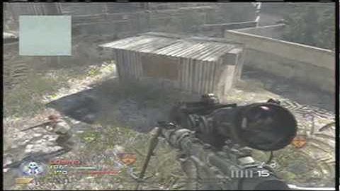 Call of Duty Modern Warfare 2 no scope 360 fail