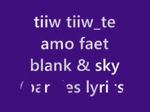 Parole Tiw Tiw teamo