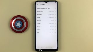 How to change the default browser and message application on OPPO A31 Android 9