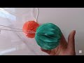 DIY Paper Craft Honeycomb ball
