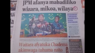 Magazeti Azam Tv 29072018 Mbunge Mwita Waitara Na Uteuzi Wa Jpm Vyatawala