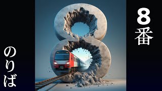【8番のりば】全く何も聞いておりませんが乗ります。【Platform8】