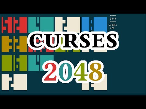 curses-2048, another 2048 game