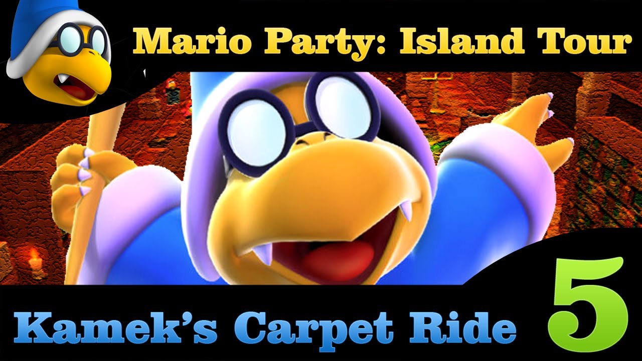 mario party island tour kamek's carpet ride