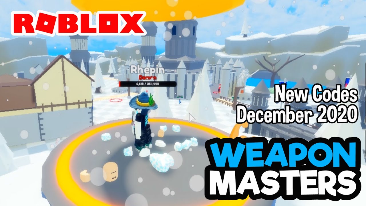 Roblox Weapon Masters New Codes December 2020 YouTube