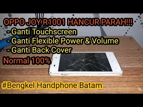 Tutorial Cara mudah bongkar kesing/ganti lcd oppo a11w. 