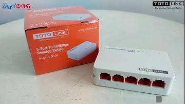 TOTOLINK S505 5 Port 10/100Mbps - (92210)