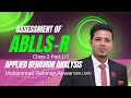 ABLLS-R (Assessment of Basic Language and Learning Skills – Revised) (Class 2, Part 1)