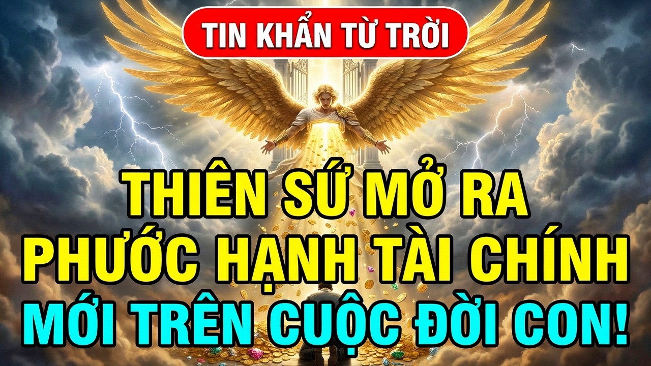 ✝️TA CHO THIÊN SỨ MỞ RA PHƯỚC HẠNH TÀI CHÍNH MỚI TRÊN CUỘC ĐỜI CON | Lời Chúa Mỗi Ngày Chữa Lành