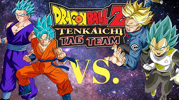 DBZ TTT ~ SSJB Gohan & Goku vs. SSJ2 Trunks & SSJB Vegeta