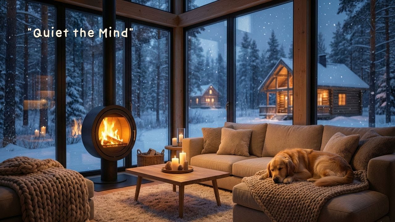 Stop Overthinking ❄️ Cozy Winter Cabin Deep Sleep (Vocals to BGM) | 노래 듣다 잠드는 3시간 수면루틴 (432Hz)