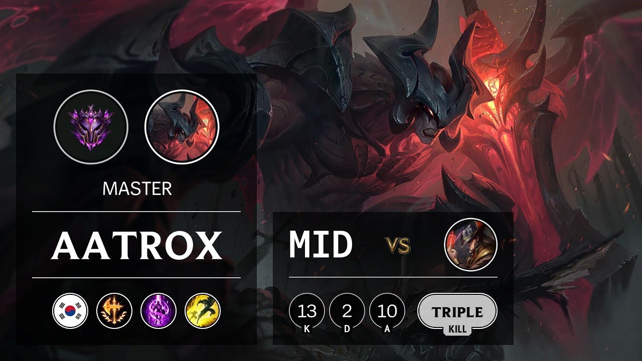Aatrox Mid vs Twisted Fate - KR Master Patch 9.13